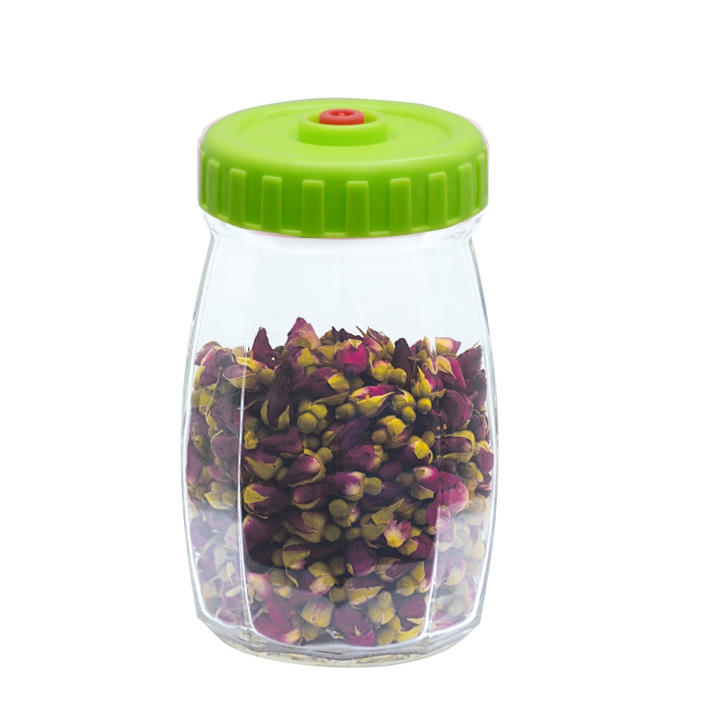 glass storage jar