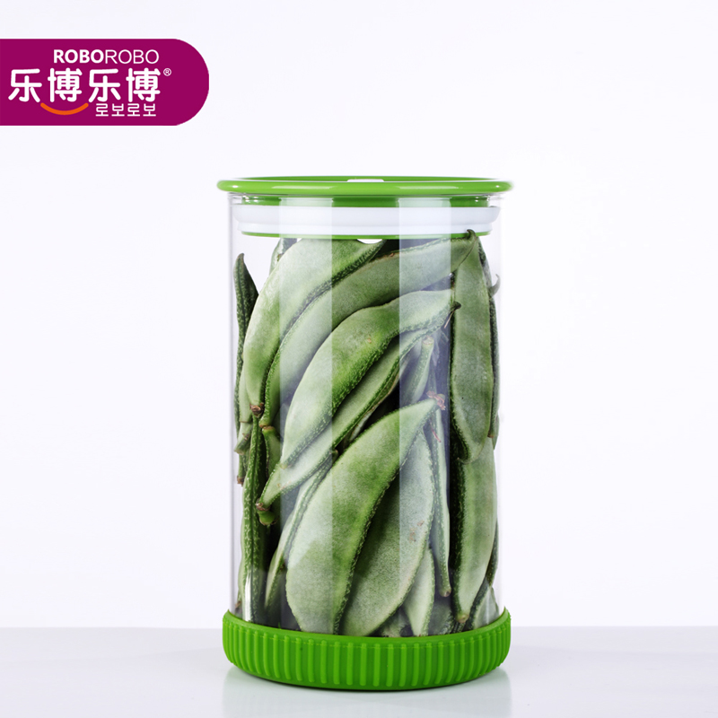 glass storage jar