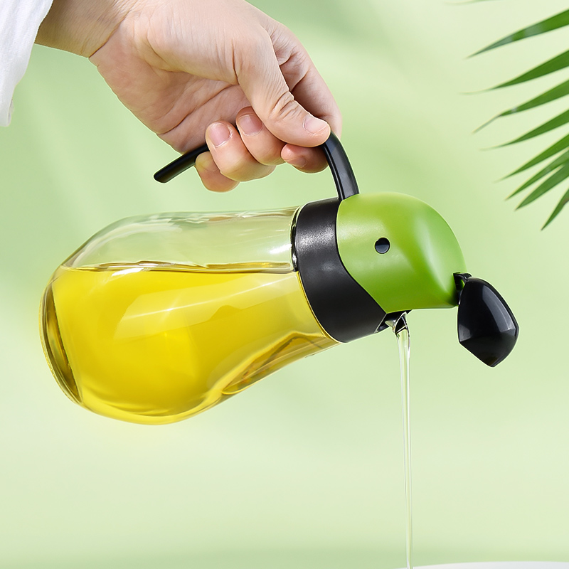 glass oil bottle